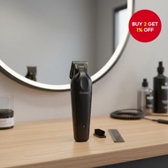 KEMEI Dual Motor Haircut Kit for Men, Engraving Scissors, USB Rechargeable, Salon Gift Box, Model KM