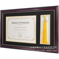 Graduation Decorative Painting 11x17 Tassel Frame Display Frame Cross-Border Certificate Photo Frame