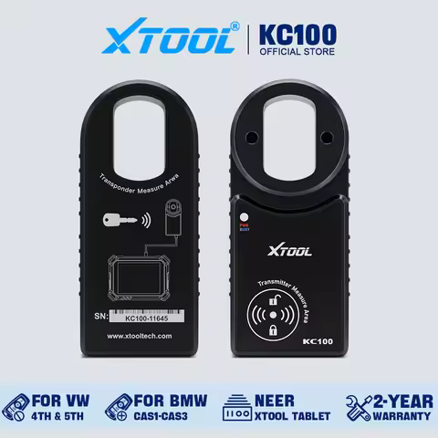 XTOOL KC100 Key Programmer For VW 4&5th For BMW CAS1-CAS3 For MBQ Key Match Remote Programming Tool