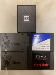 Kingston WD SanDisk KLevv 250GB SSD x5  固態硬碟5隻