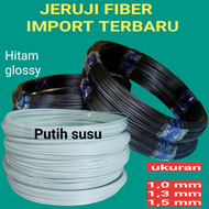 jeruji fiber 1 5mm 1.3mm 1.0mm 1,8mm panjang 10m 25 50 75 dan 100 meter peroll