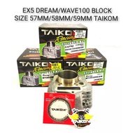 EX5 DREAM / WAVE100 WAVE 100 / WAVE100R BLOCK RACING TAIKOM 57MM ,58MM 59MM