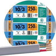 COMPANY #13059155 250' 10/3 W/G UF Cable，home.