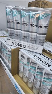 [現貨] 日本NONIO美白防口臭牙膏（清爽薄荷味）增量裝143g x 5支