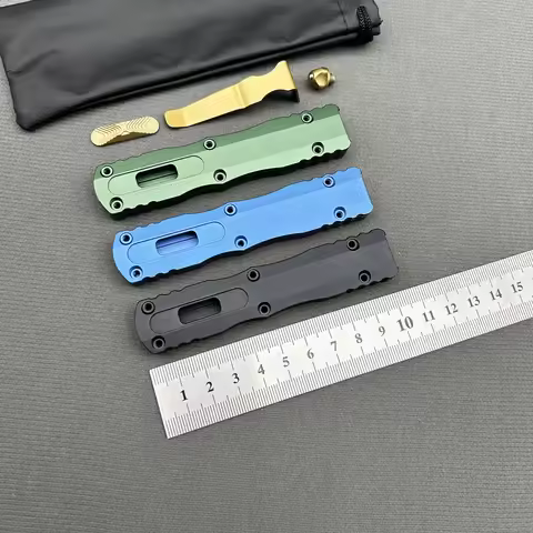 MIT DIR TA Golden knife CNC Aviation Aluminum Outdoor Camping Hunting Tactical gear defence EDC Comb