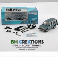 Diecast bm creations mitsubishi pajero 1:64 scale