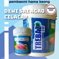 pembasmi hama keong siput Trebaz 70 WP kemasan 100 gram