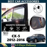 Mazda Cx5 Cx-5 2012-2016 Strong Magnetic Sunshade [6 pcs]