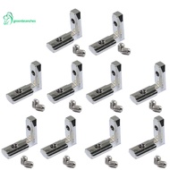20Pcs T Slot L-Shape Interior Inside Corner Connector Joint Bracket for Aluminum Extrusion Profile 2
