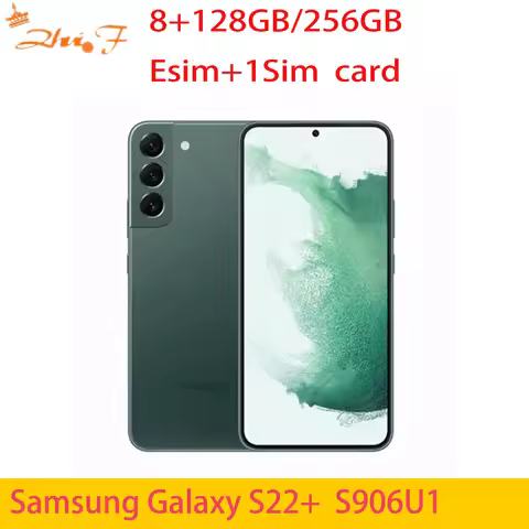 Samsung Galaxy S22 Plus 5G s22+ s906U S906u 4500mAh 128/256GB 8GB RAM 6.6" 1080x2340 Snapdragon phon