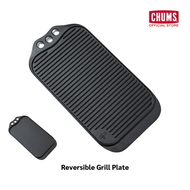 CHUMS Reversible Grill Plate / กระทะเหล็กหล่อ cast iron กระทะปิ้งย่าง BBQ บาร์บีคิว ใช้งานได้ 2 ด้าน