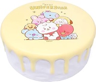 Hamee BT21 Baby Series Slow-Rising Glazed Cake Squishy Toy [Jumbo Size] [Sweet Bread Scented] [Birthday/Christmas [Stress Relief Toys]