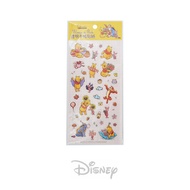 迪士尼Disney 透明手帳貼紙-小熊維尼彩繪風