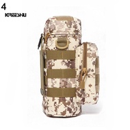 Molle Outdoors Tactical Shoulder Bag Water Bottle Pouch Kettle Waist Back Pack