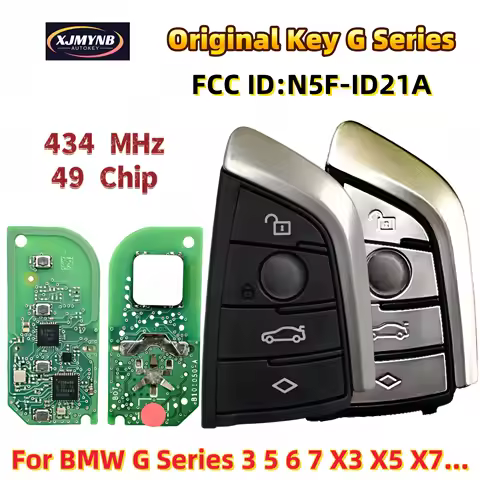 XJMYNB N5F-ID21A Original Smart Remote Car Key 434MHz 49 Chip For BMW G Series 3 5 6 7 X3 X5 X7 G01 