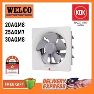 KDK WALL MOUNTED EXHAUST VENTILATING FAN 8"/20CM, 10"/25CM & 12" [20AQM8, 25AQM7, 30AQM8]