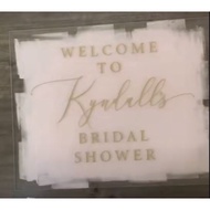 Bridal shower Sign bride to wedding partyBe