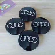 4Pcs/lot 60mm  Car Wheel Center Hub Caps Cover Logo Emblem Badge For AUDI Q5 Q7 Q3 A5 A8 A7 A1 8P 8L