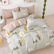 Pure One 台灣製100%純棉 加大枕套床包組  床墊套 + 枕套組  床包186 x 180cm + 枕套75 x 45cm  林默