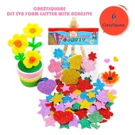 CSQUARE DIY GLITTER EVA FOAM ASSORTED DESIGN FOR ARTS AND CRAFTS
