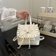 New niche high-end backpack women's personalized d 新款小众高级感双肩背包女个性设计感休闲气质通勤双肩包qpg0512