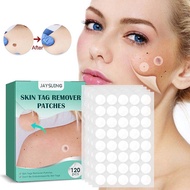 120pcs Skin Tag Remover Patches Hydrocolloid Corn Moles Wart Removal Pads SET