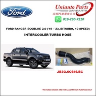 FORD RANGER ECOBLUE 2.0 ('19 - '23, BITURBO, 10 SPEED) INTERCOOLER TURBO HOSE JB3G.6C646.BC
