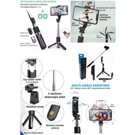 FG TRIPOD TONGSIS 3IN1 Q07 BLUETOOTH REMOTE STAND hp Q-07 3 IN 1