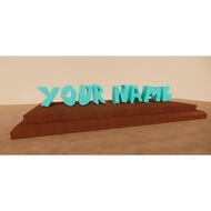 3D PRINTING STL FILE CUSTOME NAME, COUPLE NAME, DATE IDEA