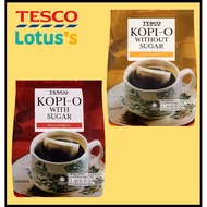 [TERMURAH] Tesco Lotus's Coffee Kopi-O without Sugar 20 x 10g or Kopi-O with Sugar 20 x 25g