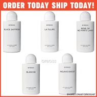 BYREDO BLANCHE-D’AFRIQUE-ROSE OF NO MAN’S LAND-BLACK SAFFRON-LA TULIPE-MOJAVE GHOST 225ML BODY LOTIO