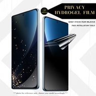 Huawei P20/P20 Pro/P30/P30 Pro/P40/P40 Pro Privacy Hydrogel Screen Protector Film