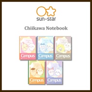 Sun-Star Stationery × Chiikawa – Campus Notebook