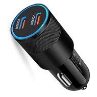 Car Mobile Phone Charger Dual PD30W Fast Charge Suitable for Android Apple Flash Charge Small Cannon