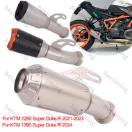 Slip On For KTM 1290 Super Duke RR For KTM 1390 Super Duke R Exhaust Systems Mid Link Pipe Escape Mu