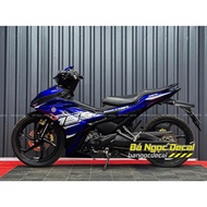 REMOVABLE STICKER 155 EXCITER 155 BLUE GP CAR STICKER