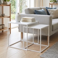 Furniture Direct DANIEL Metal Nesting Table-White