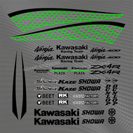 {LSKDHFW} Motorcycle stickers kawasaki Ninja400 ZX4R ZX25R EX400 whole vehicle waterproof reflective
