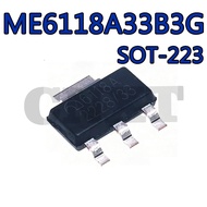 10PCS ME6118A33B3G SOT-223 6118A 1.2V 1.8V 2.5V 3.3V 4.3V 5V LDO Voltage Regulator Chip ME6118A50B3G