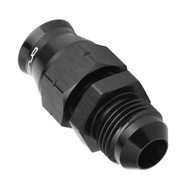 8AN Flare To 3/8 inch Hard Line Connector 8AN Male To 1/2 Inch Hardline Tube Fitting Black for liqui