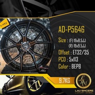AD-P5646 (F) 19x8.5JJ(R) 19x9.5JJ 5x113 BEPB AD-P5646 (Depan) 19x8.5JJ (Belakang) 19x9.5JJ 5x113 BEP