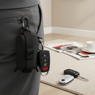 Compact Zippered Coin & Key Pouch for Men's Hiking EDC