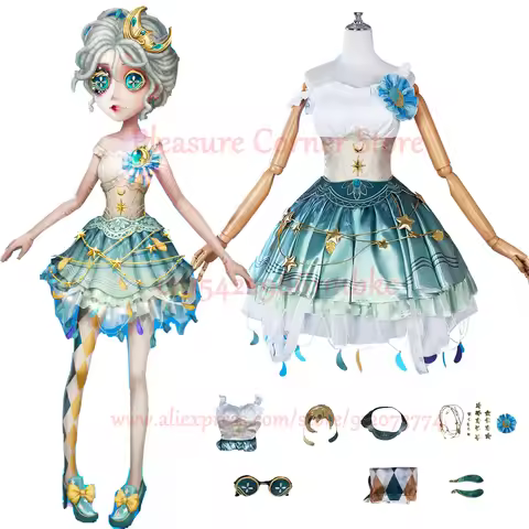 Game Identity V Drifting Moonlight Margaretha Zelle Cosplay Costume Full Set Female Dancer Cosplay U