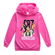Cristianos Ronaldos เสื้อกันหนาวเด็กมีฮู้ดขนาด100-170 H1980A