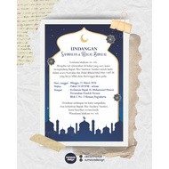 Iftar Invitation Halal Bihalal Invitation/ Study Invitation/ Syawalan Invitation/ Iftar Invitation/ 