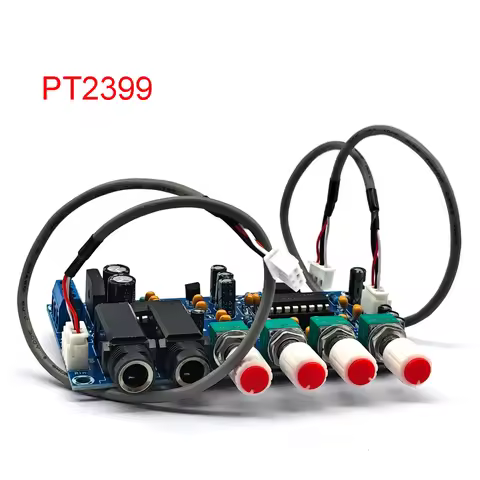 PT2399 Digital Microphone Amplifier Board Karaoke Reverberation Board Karaoke OK Amplifier Module Du