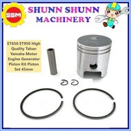 ET650 ET950 High Quality Tahan Yamaha Motor Engine Generator Piston Kit Piston Set 45mm