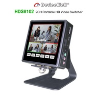DeviceWell HDS8102 2-CH Portable HD Video Switcher (รับประกัน 1ปี)