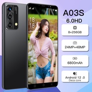 《Brand New》  A03s Fingerprint SmartPhone 6.1 inch （4GB+512GB）5GMobile Phones Dual Sim Low Price cellphone Android 12 6800mAh sdhwdjw:main