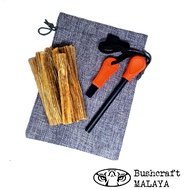 Brand New High Quality Survival EDC Ferro Rod Fire Starter Ferrocerium Flint Rod Comes with Fatwood 